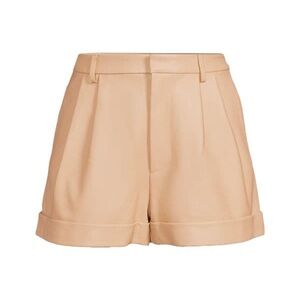 Alice + Olivia Conry Leather Shorts